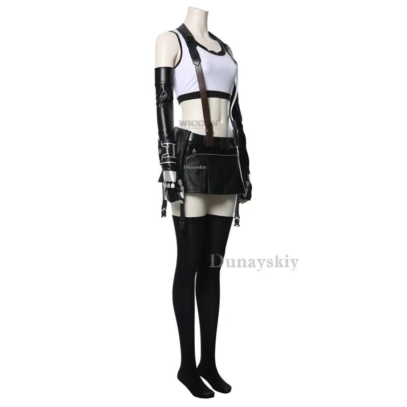 Костюм для косплея Tifa Классическая фантазия VII ремейк locart косплей костюм