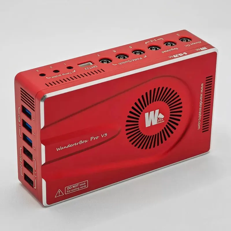 Фото WandererBox pro V3 Astro USB+DC Powerbox, совместимый с ASCOM, многофункциональный распределитель питания с контроллером USB3.1 для профессионалов. №1