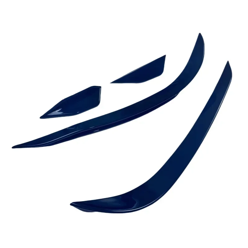 

Для Volkswagen Golf Mk6 R R20 2009-2013 RevoZport Style Автомобильный передний бампер Боковые плавники Canard Flare Mods Спойлер Bodykit Tuing