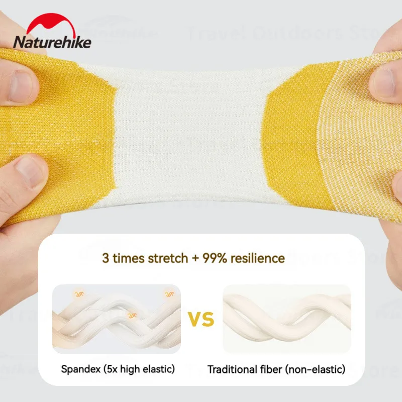 Спортивные носки Naturehike для активного отдыха полосатые подходят походов короткие