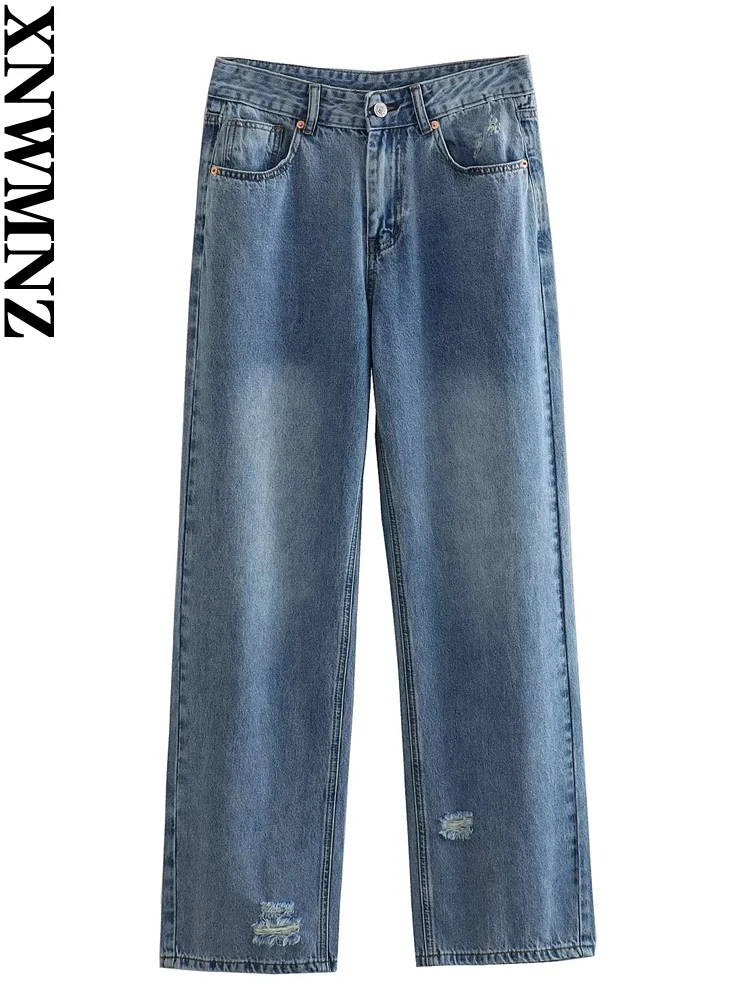 

Женские модные новые джинсы XNWMNZ, женские винтажные джинсы с высокой талией, женские шикарные джинсы