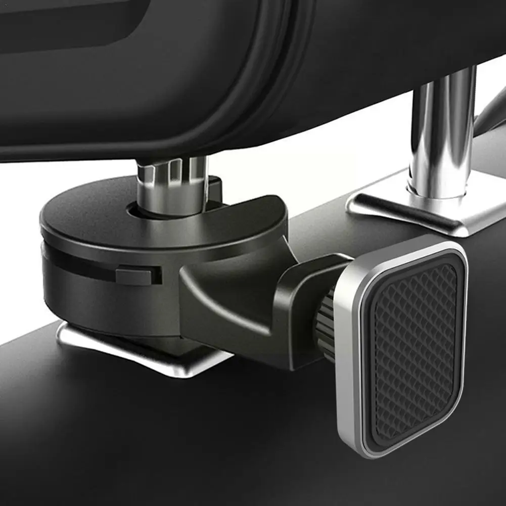 

Магнитный автомобильный держатель для телефона с крючком на подголовник заднего сиденья универсальный держатель для iPad для iPhone подставка магнитное крепление Автомобильный аксессуар V2S6