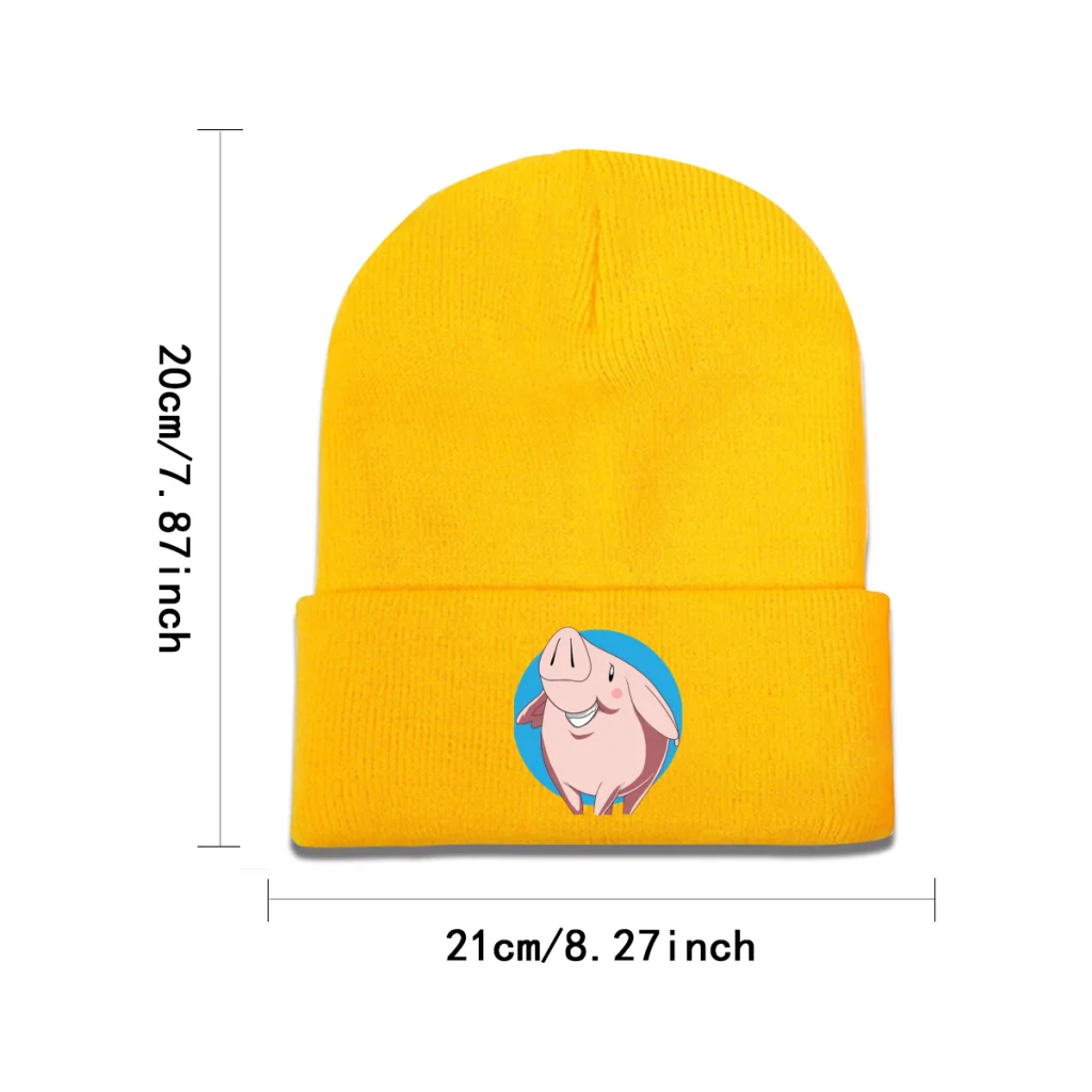 Ястреб семь смертных грехов Вязаная Шапка-бини из аниме Nanatsu no Taizai головные уборы