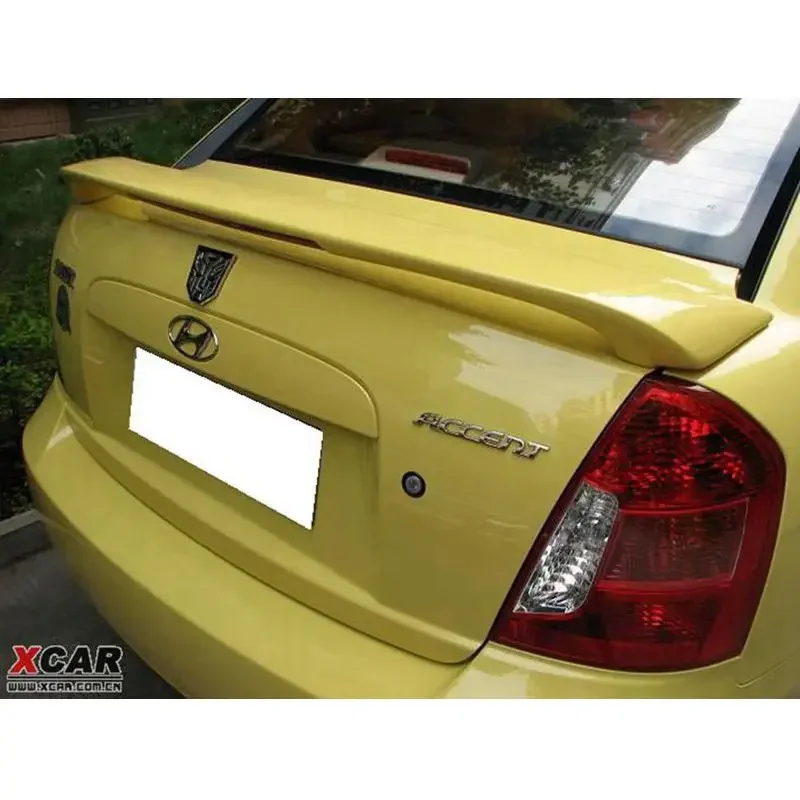 Спойлер для Hyundai Accent заднее крыло автомобиля из АБС-материала грунтовка цветной