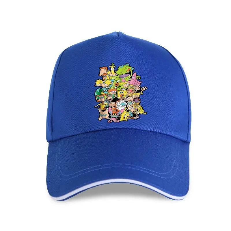 

new cap hat Harajuku Streetwear Baseball Cap Men 90'S Cartoons Harajuku Streetwear Menspongebob Arnold