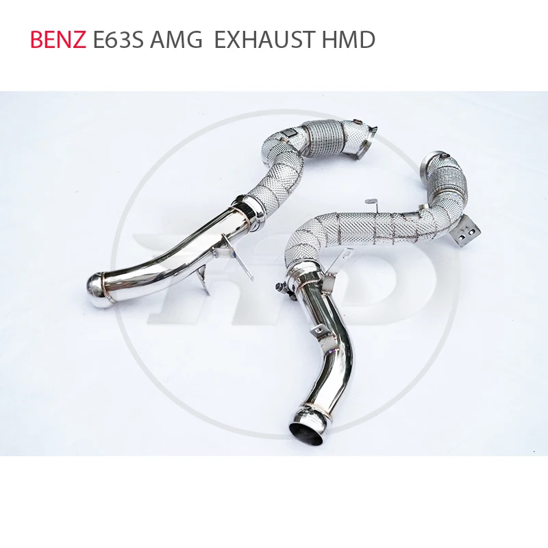 

HMD Exhaust Assembly High Flow Performance Downpipe for Mercedes Benz E63S AMG Car Accessories Catalytic Converter Manifold