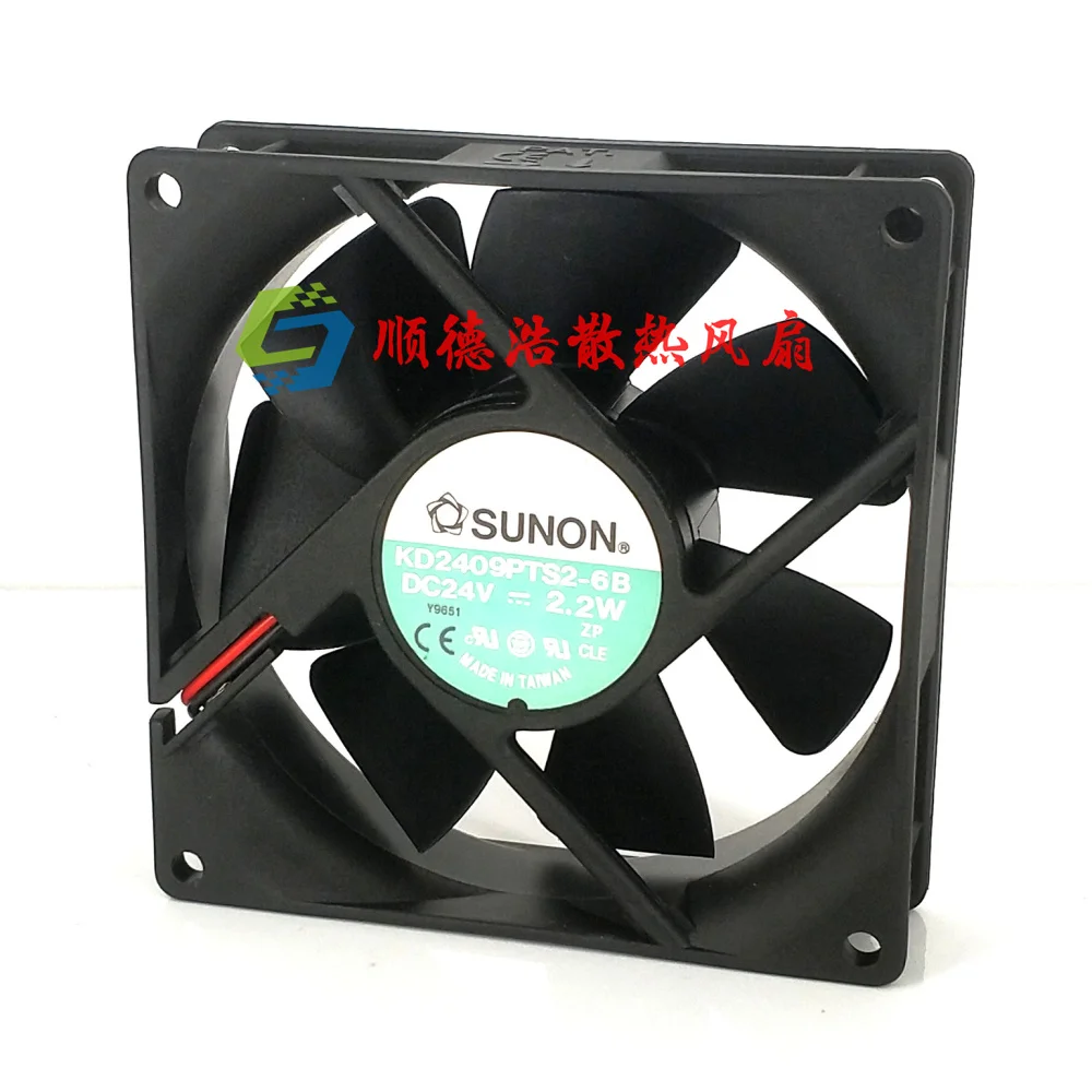 SUNON KD2409PTS2-6B DC 24V 2 W 90x90x25mm 2-проводной Вентилятор охлаждения сервера
