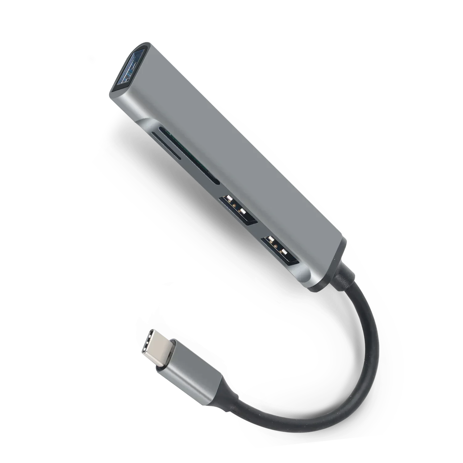 Высокоскоростной USB-концентратор с портами SD TF USB 3 0 и кардридером