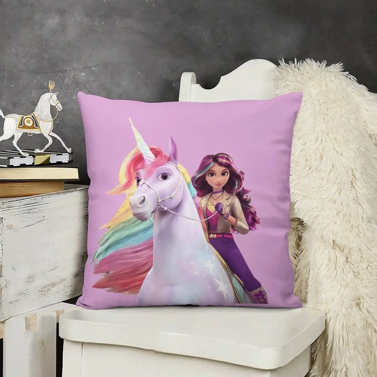 Декоративная подушка Unicorn Academy Sophia Wildstar роскошный чехол для подушки декоративные