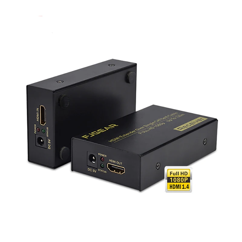 

HDMI-compatible Extender 120m Over Ethernet tcp/ip rj45 cat5 cat5e cat6 HDMI Splitter Transmitter Receiver for hd DVD PS3