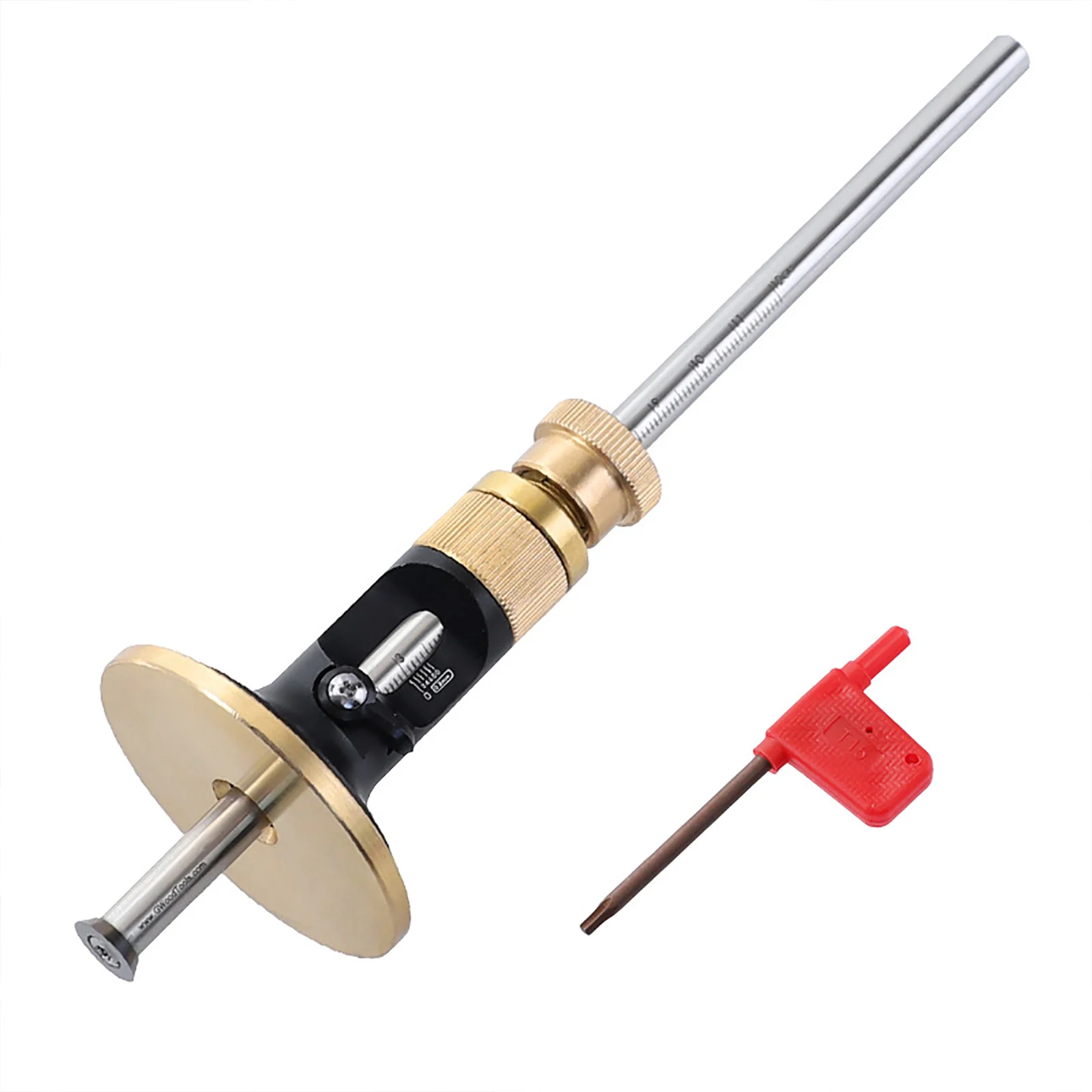 

Professional Wood Marking Gauge Woodworking Scribe Ruler Tool Set Mark Scraper Adjustable Precision Linear Scriber