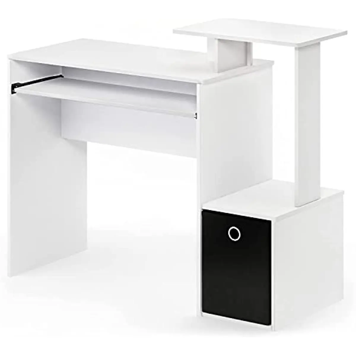 

Furinno Econ Multipurpose Home Office Computer Writing Desk, White/Black