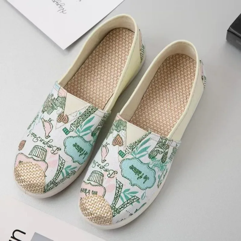 

2023 Shoes Women's Summer Mesh Breathable Flat Shoes Ladies Comfort Light Sneaker Socks Women Slip on Loafers Zapatillas Muje