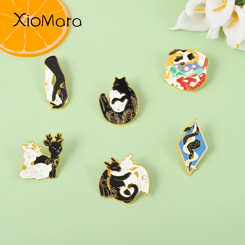 Броши с эмалью в виде героев аниме порджи принц |