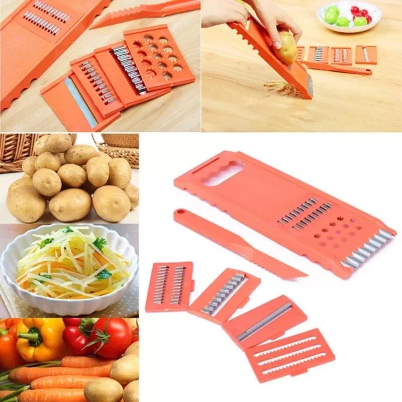 

2023NEW Vegetable Fruit Potato Mandolin Slicer Peeler Dicer Cutter Chopper Grater Vegetable Cutter Accessories Gadgets Tools