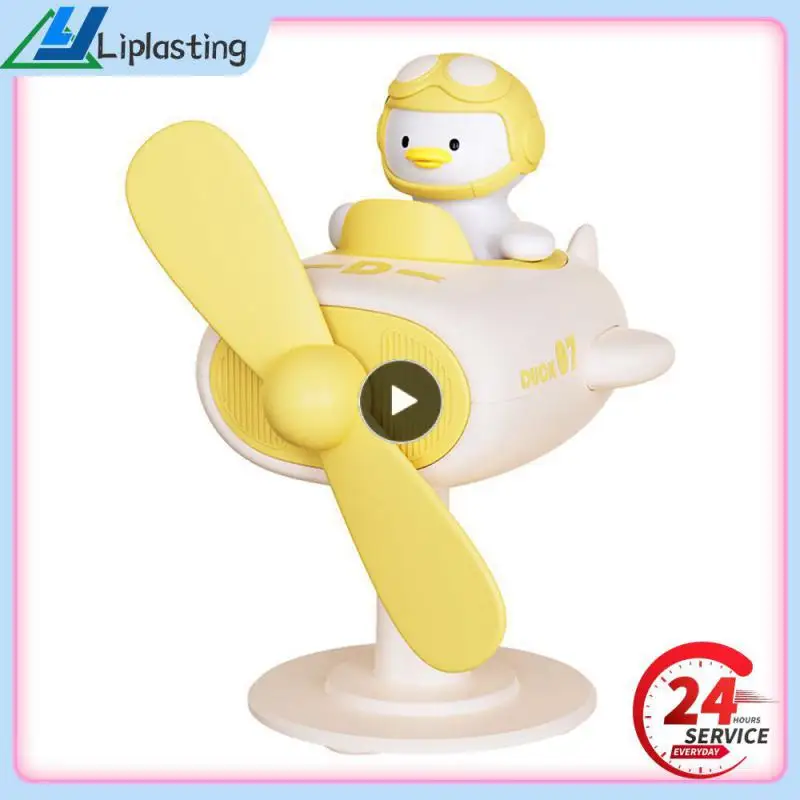 

1~10PCS In-line Small Fan Mute Cute Cartoon Fan Multicolored Small And Exquisite Fan Cooling Tools Small Desktop Fan