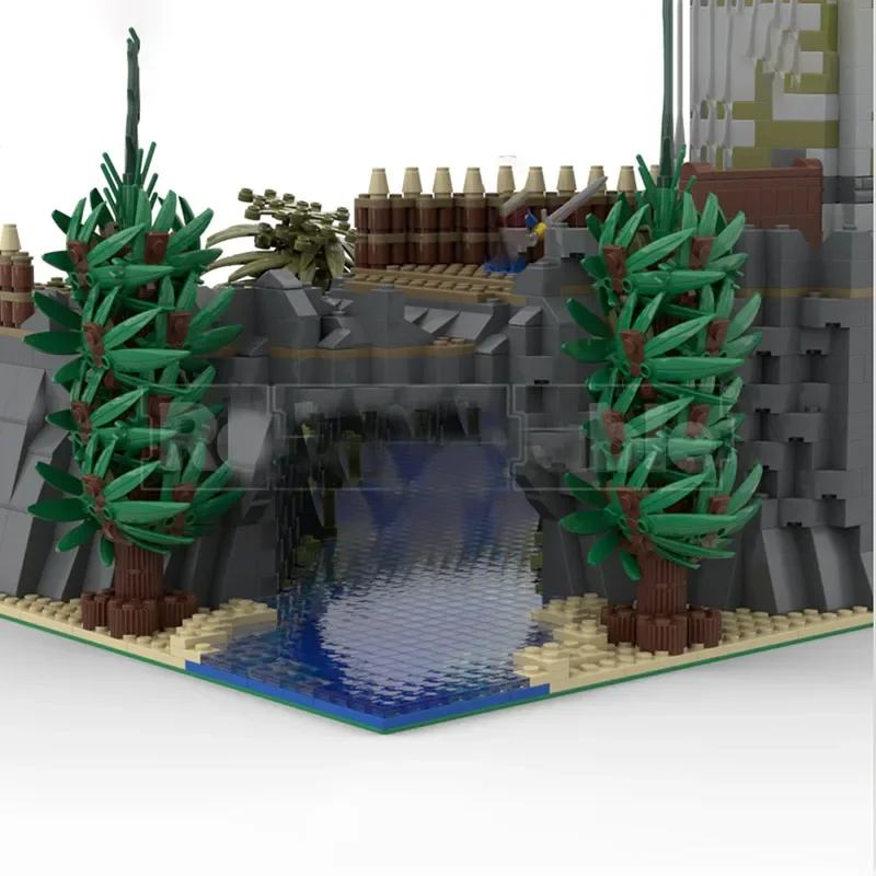 Фото Новые строительные блоки Moc, модель средневековой архитектуры, часовая башня, модульные строительные блоки, подарок, детские игрушки, набор для сборки «сделай сам» №4