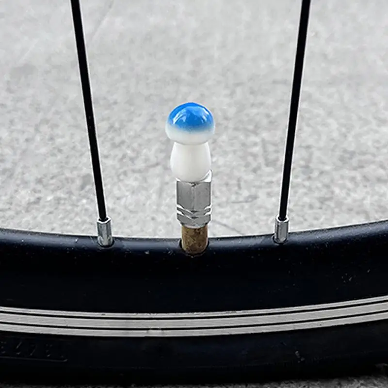 Nakładki na trzpień zaworu opony Szczelna nakładka zawór grzybkowy 4szt Zabawne osłony trzpienia z francuskim adapterem Dekoracja opon do