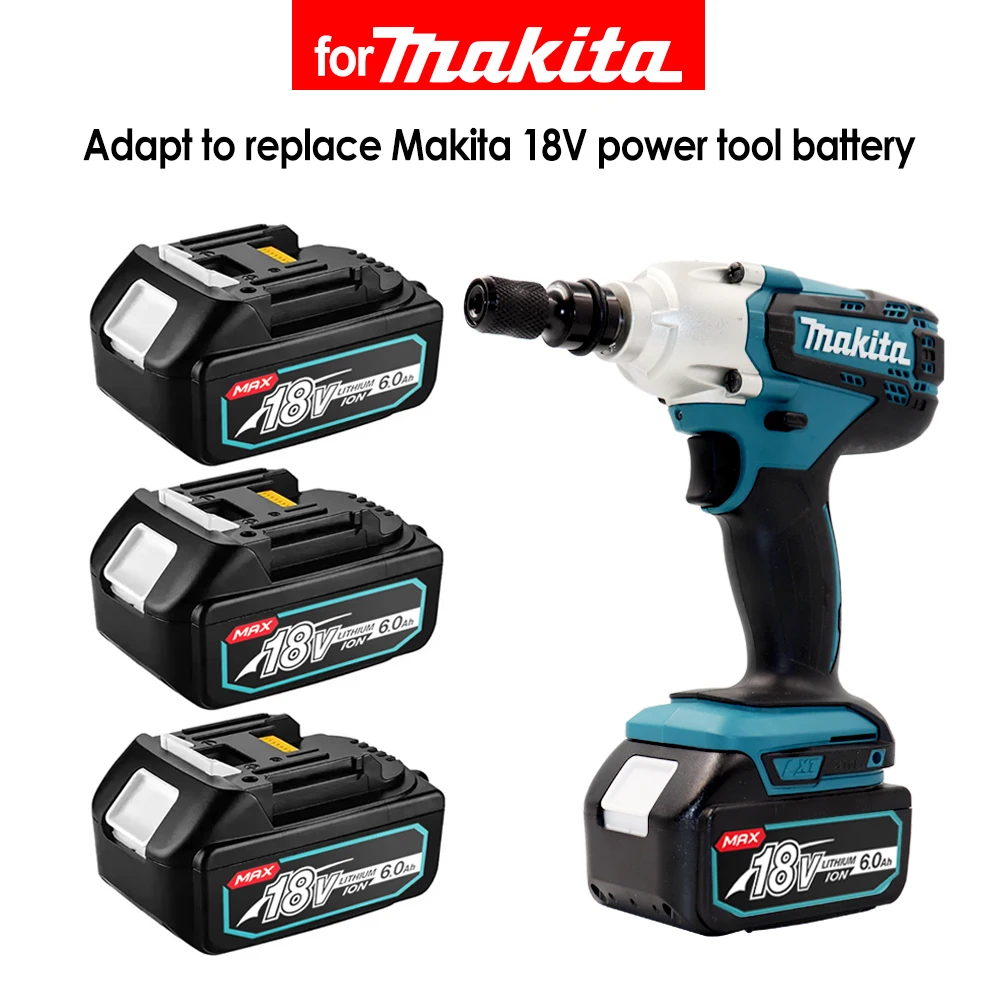 

2022 Upgraded 18V Makita BL1860 BL1850B BL1850 BL1840 BL1830 BL1820 BL1815 LXT-400 Replacement Lithium Battery