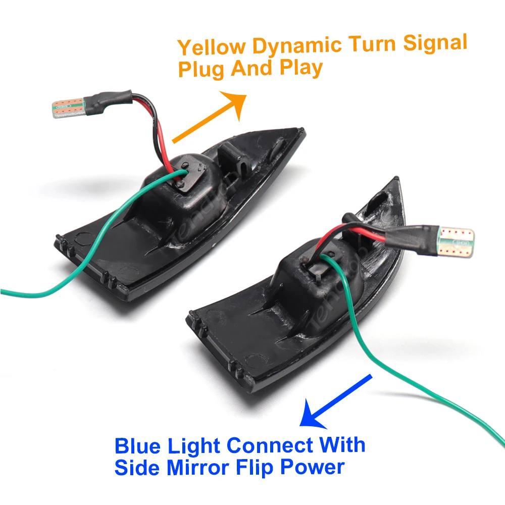 Мигающие указатели поворота фонари для бокового зеркала заднего вида индикатор