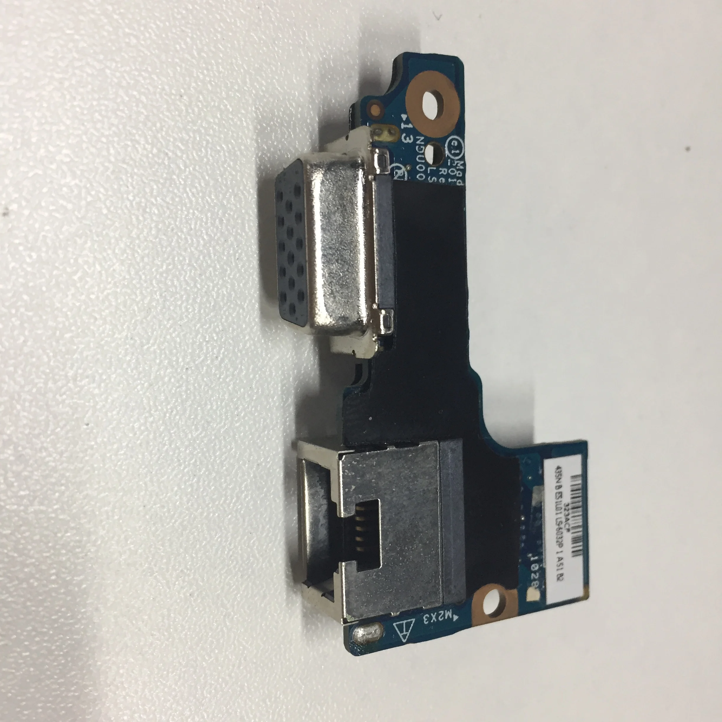 Плата K000095200 RJ45 и VGA для Toshiba Mini Notebook T235 T235D Satellite T230 T230D