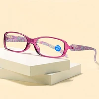 comfortable portable vintage elegant reading glasses eyeglasses ultra light frame anti blue light