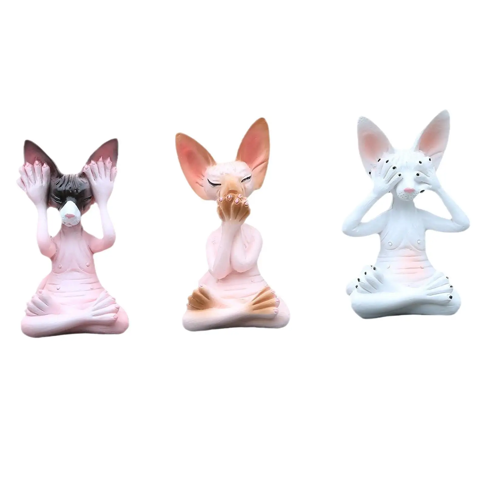 

Статуэтки кошки сфинкса MagiDeal, набор из 3 штук