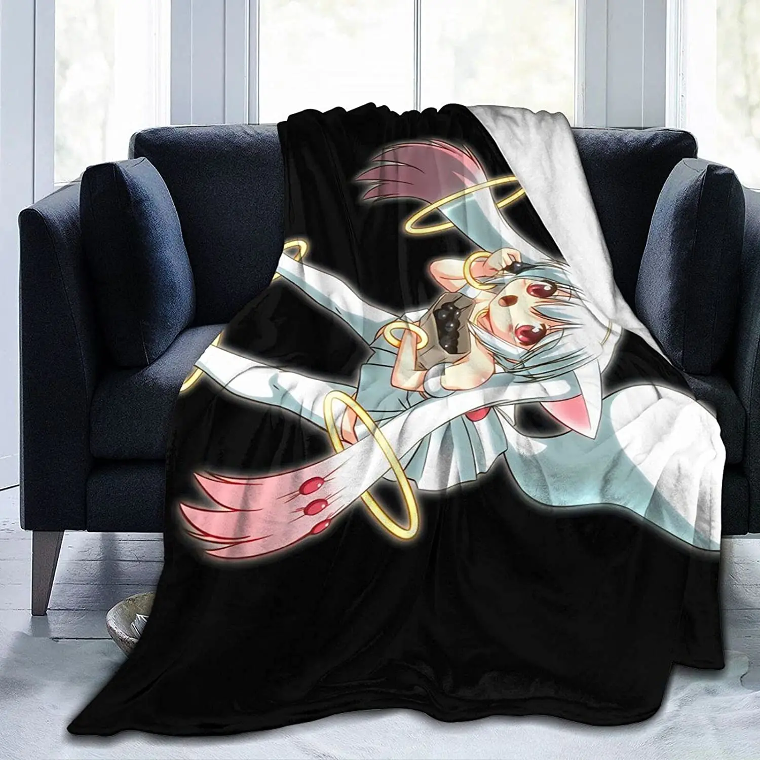 

Kyubey Fluffy Soft and Comfortable Blanket, Anime Warm Embrace of Sympathy