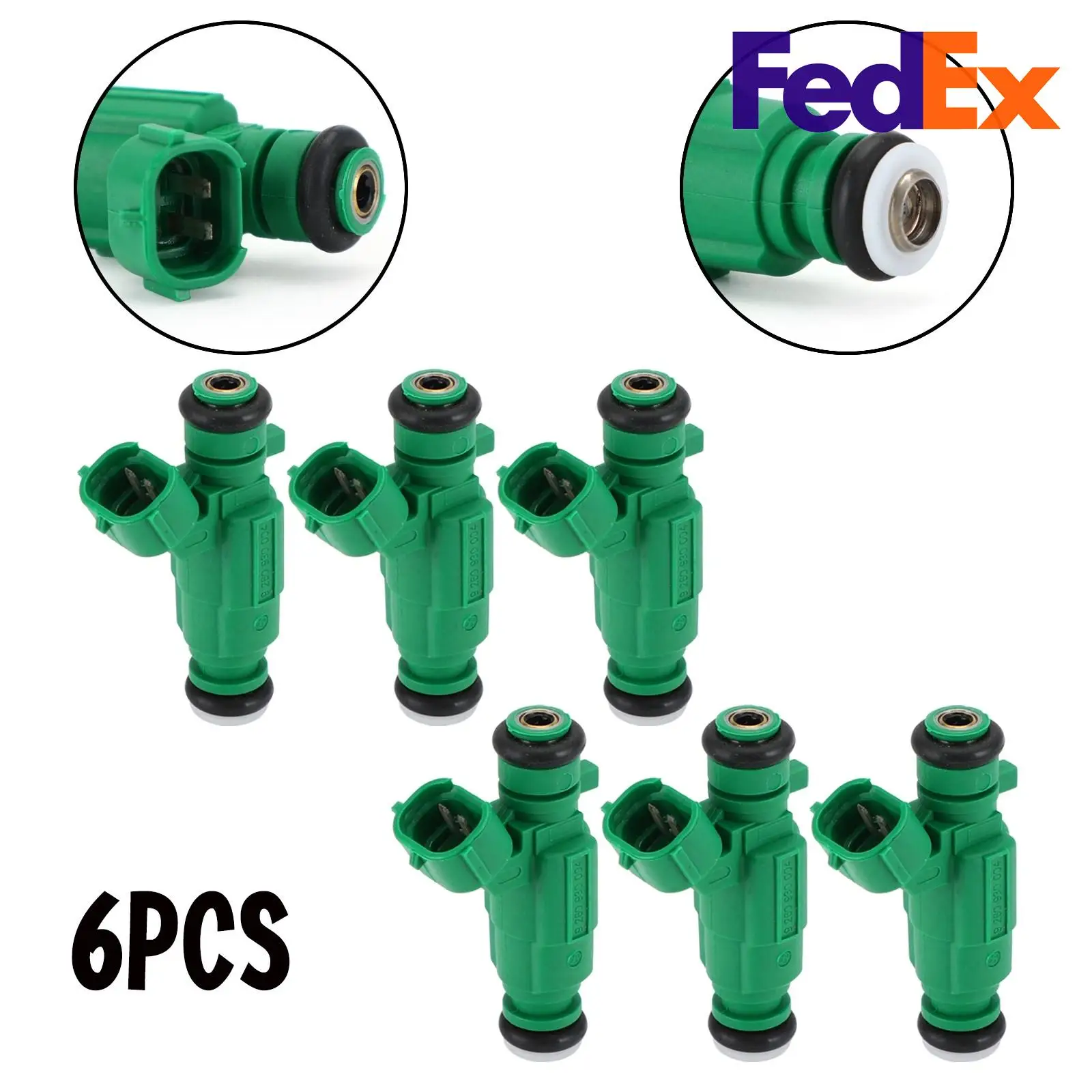 

Artudatech 6pcs Fuel Injectors Fit Hyundai Tucson 2.7L V6 2004-2008 842-12255 FJ660 35310-37150 9260930004 Car Auto Parts