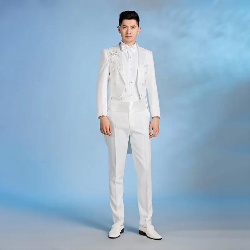 

[Пиджак + брюки] Новинка 2022 года, вечерние платья с бесплатным поясом и галстуком-бабочкой, смокинги для косплея Peaky Blinders, элегантные мужские свадебные костюмы для жениха