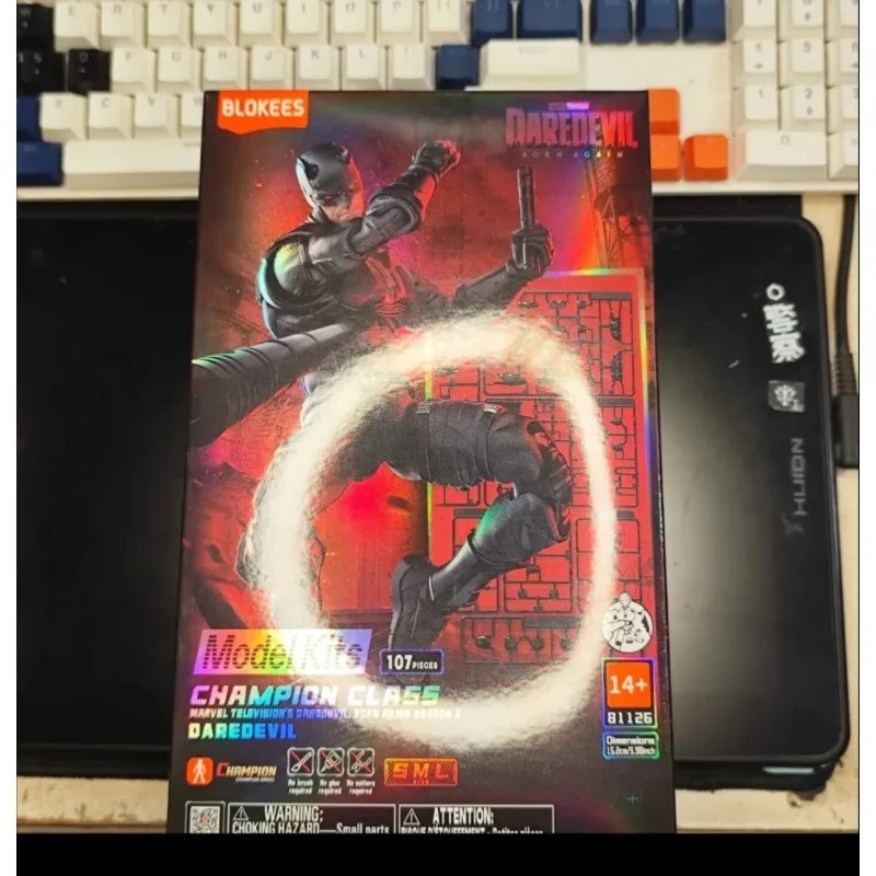Коллекционная фигурка Marvel Daredevil, 15,2 см, подвижная модель, серия Blokees Champion Class, лицензионная игрушка, подарок для фанатов (art.: 3920dcacc4e7c) - 3920dcacc4e7c