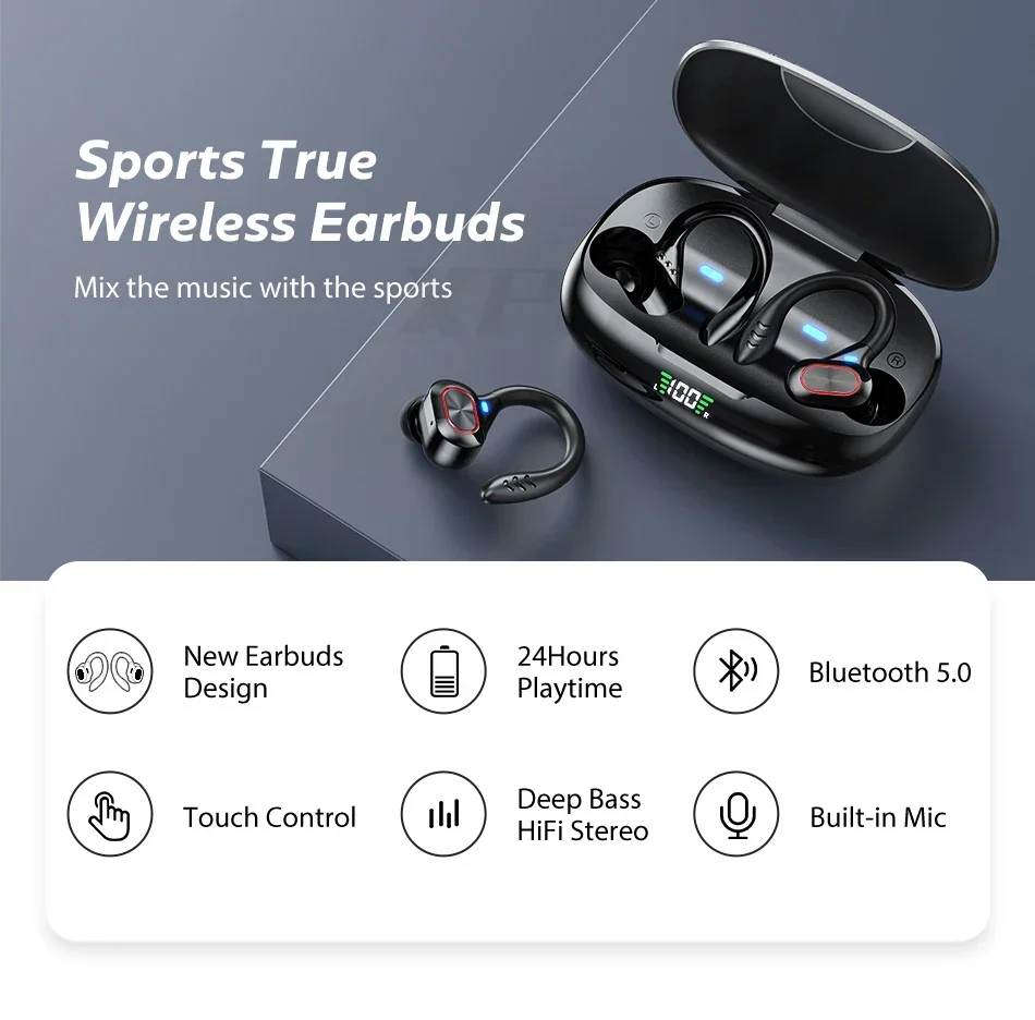 Xiaomi S730 Наушники Беспроводные ушные крючки Bluetooth TWS Hi-Fi Игровые наушники с