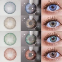 fresh lady official color contact lenses 1pair natural beauty pupil eye lens cosmetics butterfly element new products yearly use