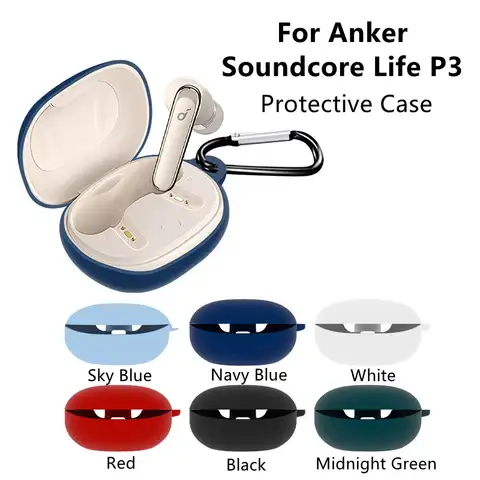 1 шт., силиконовый чехол для наушников Anker Soundcore Life P3