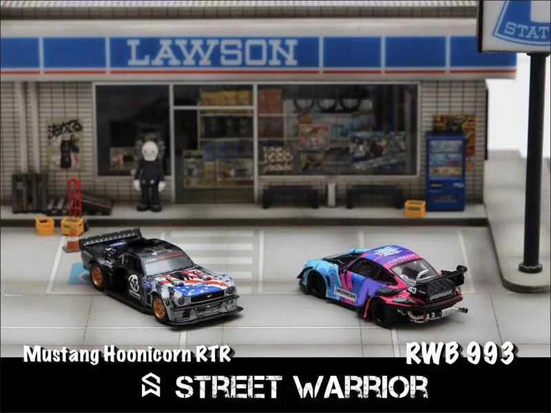 

(Pre-order) Street Weapon SW 1:64 RWB 993 / 1965 Mustang Block43 RTR Diecast Model Car