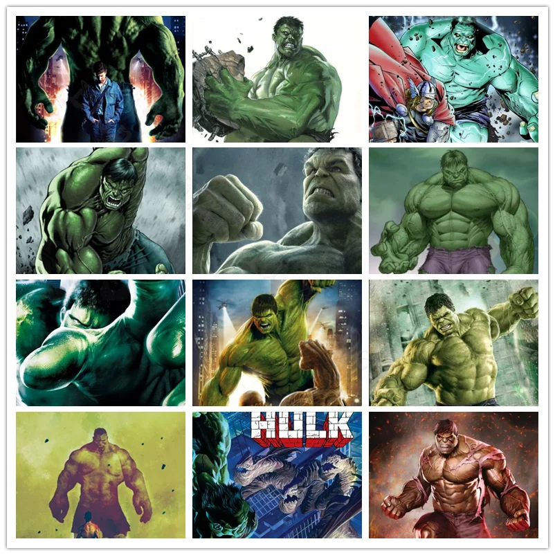 Алмазная мозаика из фильма Marvel Халк алмазная живопись 5D сделай сам