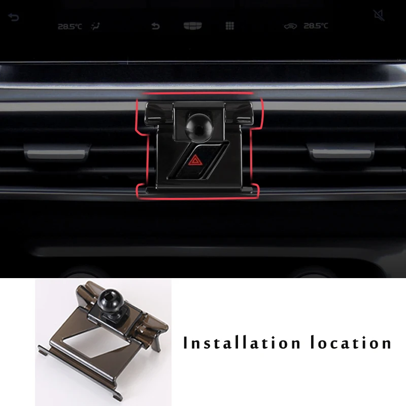 Car Phone Holder For Geely Coolray SX11 proton X50 2022 Car Styling Bracket GPS Stand Rotatable Support Mobile Accessories