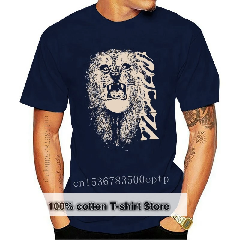 

Футболка Santana-первый альбом Лев 100% Официальный импорт США Карлос Сантана летняя футболка с круглым вырезом Бесплатная доставка дешевая фут...