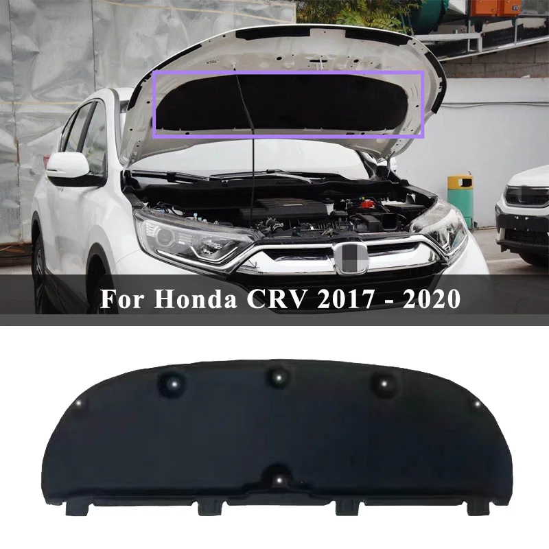 Car Front Hood Engine Sound Heat Insulation Cotton Pad Soundproof Mat Cover Foam For Honda CRV 2017 2018 2019 2020
