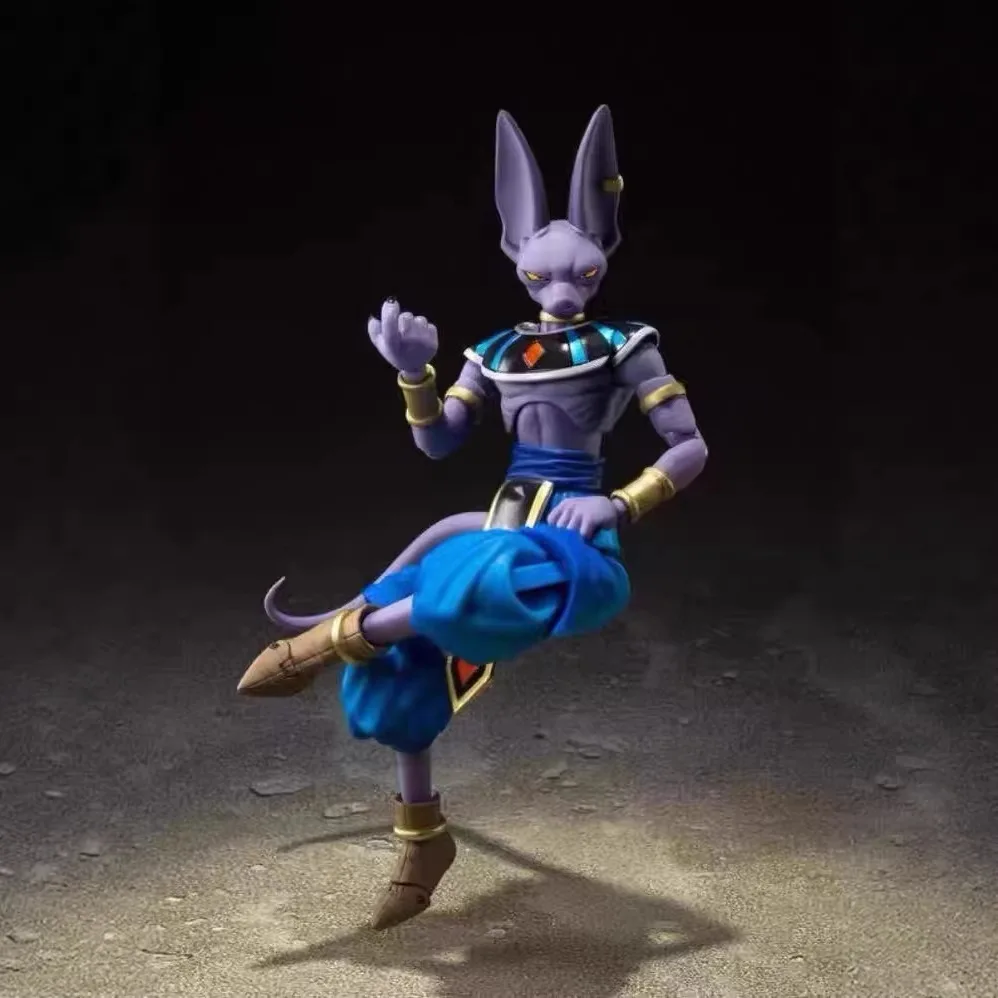 Фото 14 см Аниме-фигурка Shf Dragon Ball Z Бирус, Супер Бог Разрушения, фигурки из ПВХ, коллекционная модель, игрушка, подарок №2