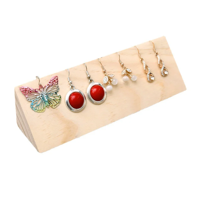 Log Earring Rack Ear Wire Display Stand Jewelry Display Stand Window Display Display Props Jewelry Organizer Jewelry Organizer