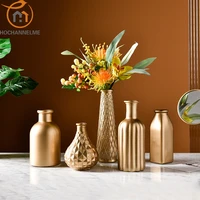 modern living room glass vase desktop flower vases for homes arrangement container decorations bedroom gold decor