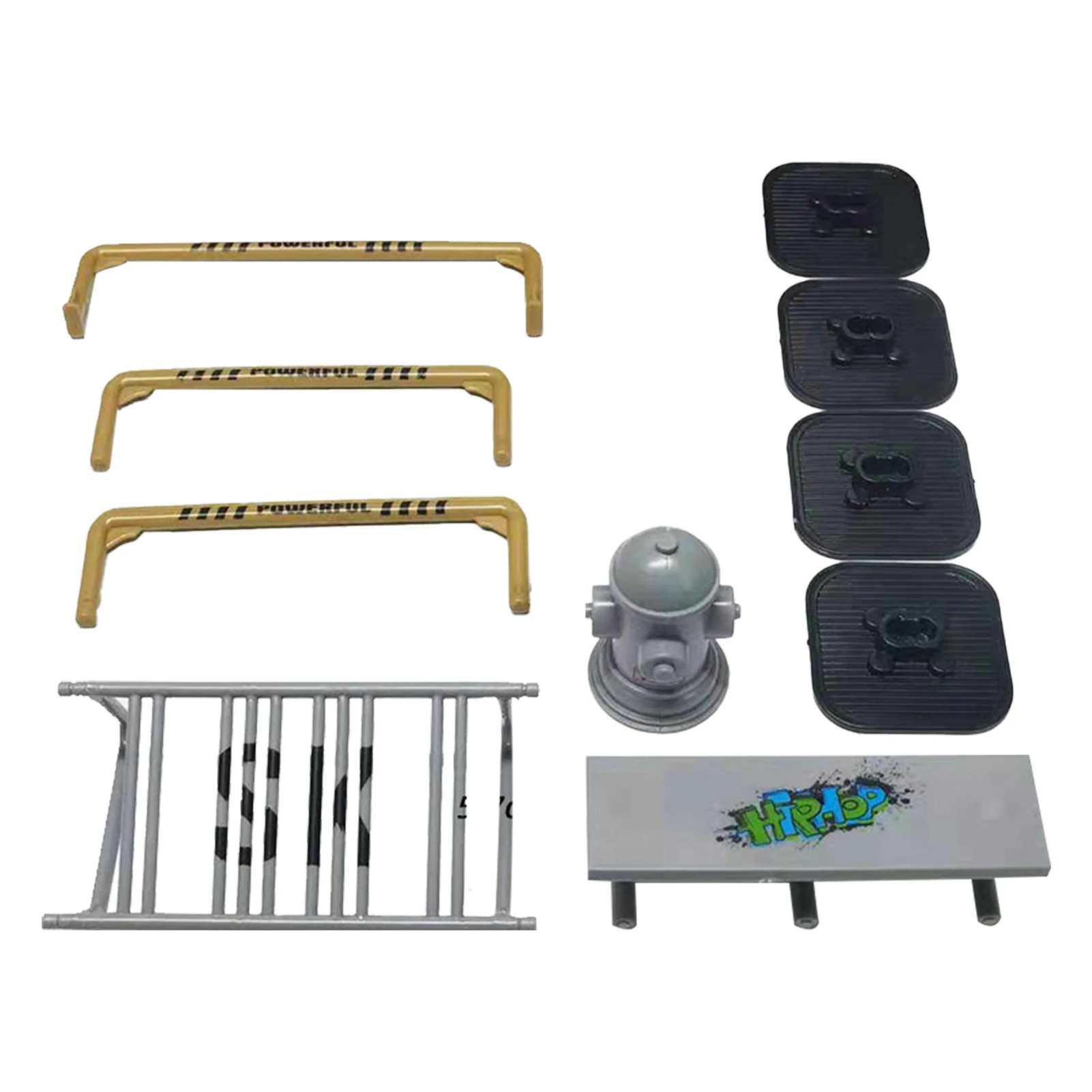 

Obstacles Street Barrier Early Educational Gift Kids Movement Party Favors Children Mini Finger Toys Set Rail Ramps Lightweight