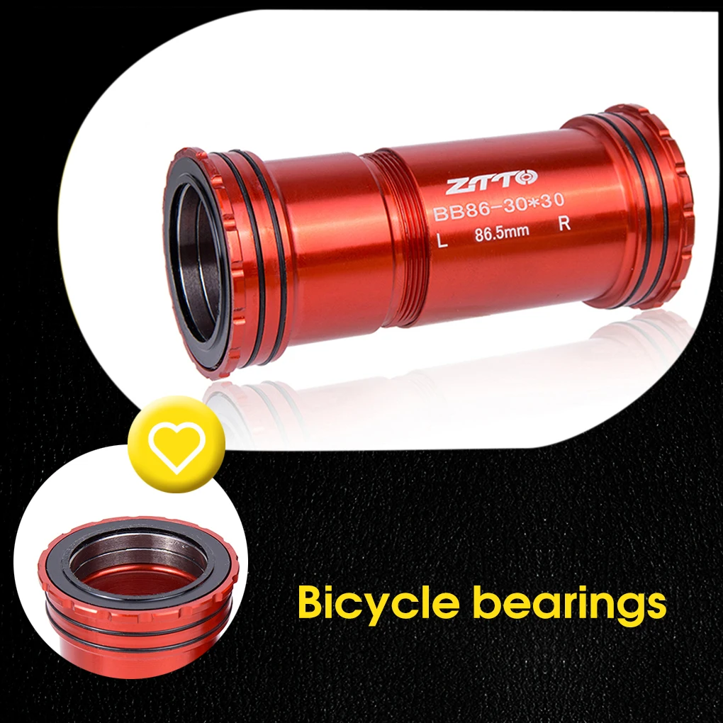 

ZTTO Bottom Bracket Durability Premium Material Thread Lock Bike Parts Handy Installation Wear-resistance for Crankset Black