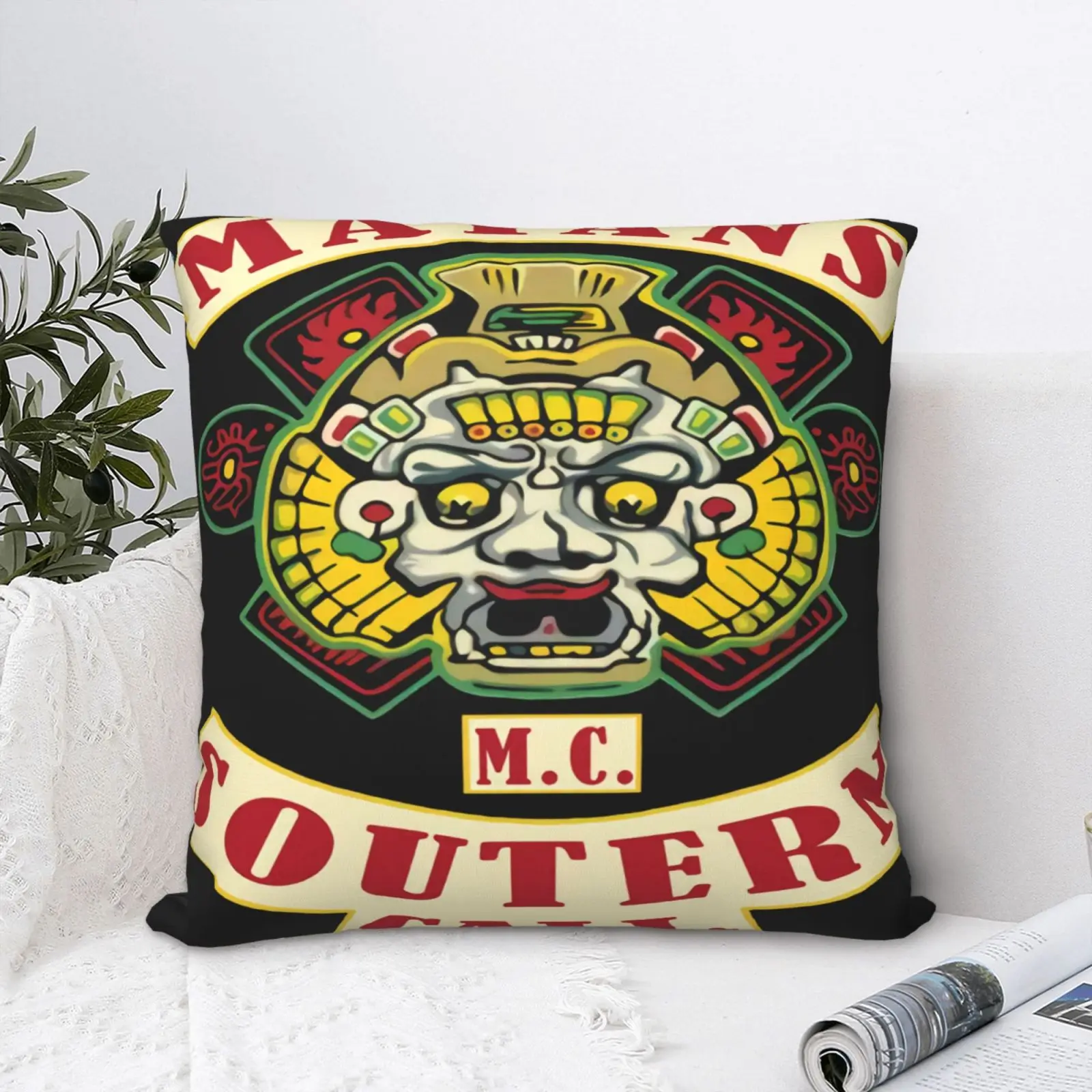 

Mayans Southern Cali Patch Of The Pillow Case Personalized Soft Pillow Cover Personalized Decorative Pillows For Sofa Cushions