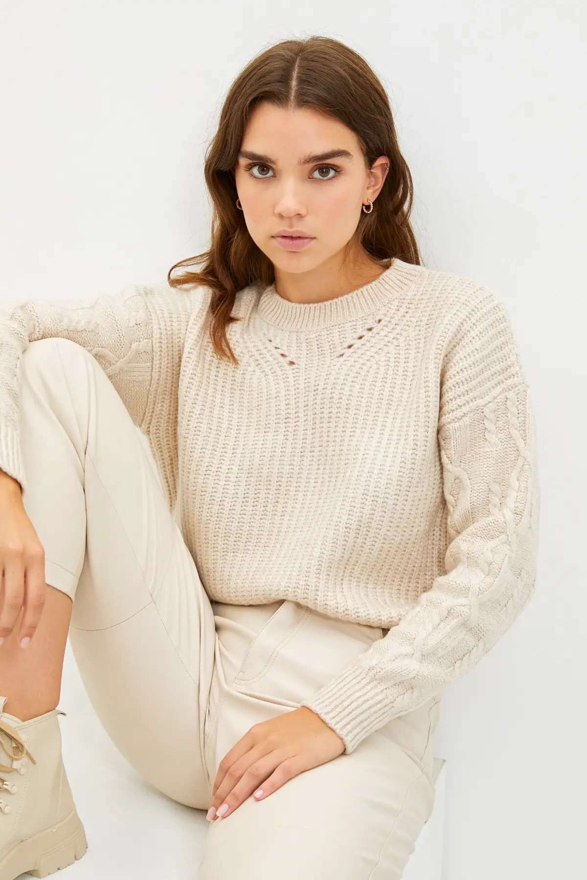 

Trendyol Bike Collar Knitwear Sweater TWOAW22KZ0904