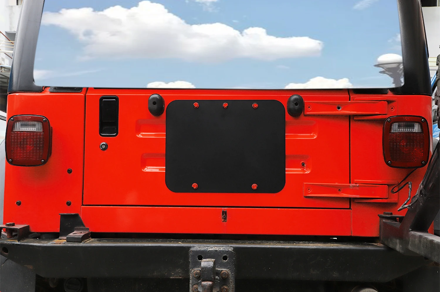 Задняя дверь автомобиля задняя крышка выхлопного отверстия запасная