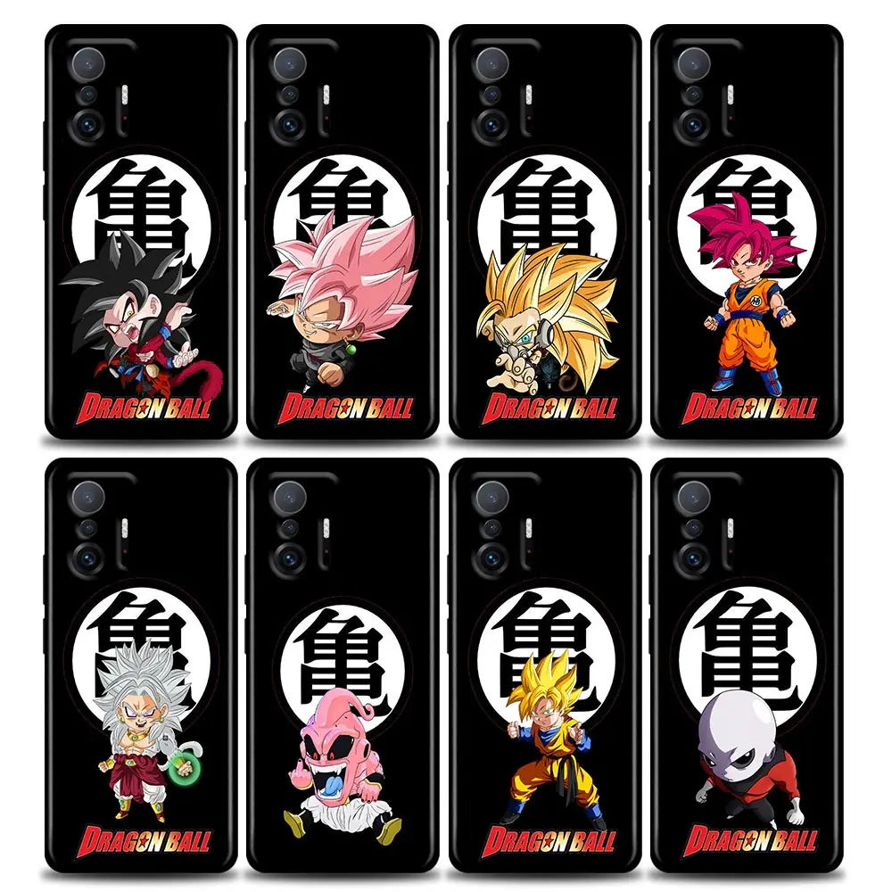 

Puzzle Cartoon Goku Dragon Ball Phone Case for Xiaomi Mi 12 12X 11 Lite 11X 11T X3 X4 NFC M3 F3 GT M4 Pro Lite NE 5G TPU Case