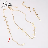 joolim high end pvd plated elegant simple leaves bracelet trendy for women wholesale drop shipping supplier
