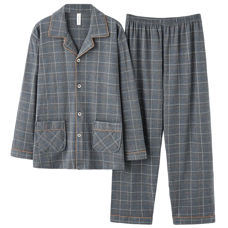 Весенне-осенний мужской кардиган с длинными рукавами для папы среднего и